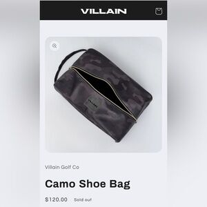 Villain Golf Shoe Bag